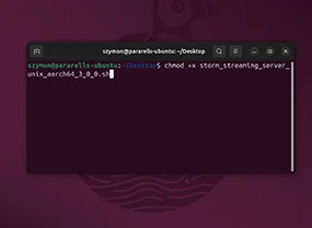 Use the chmod command to grant execute permissions: chmod +x filename.