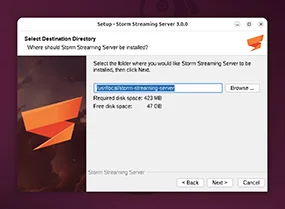 Choose Installation Location.