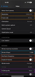 Apply the settings and choose the appropriate bitrate for your resolution and FPS.