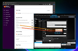 We will need to enter the data required for stream authorization. For this purpose, we choose the  "Specify channel credentials " option right next to the  "Stream Key " field.