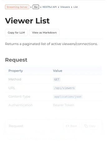 Storm server rest api