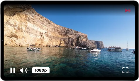 Laptop with storm player